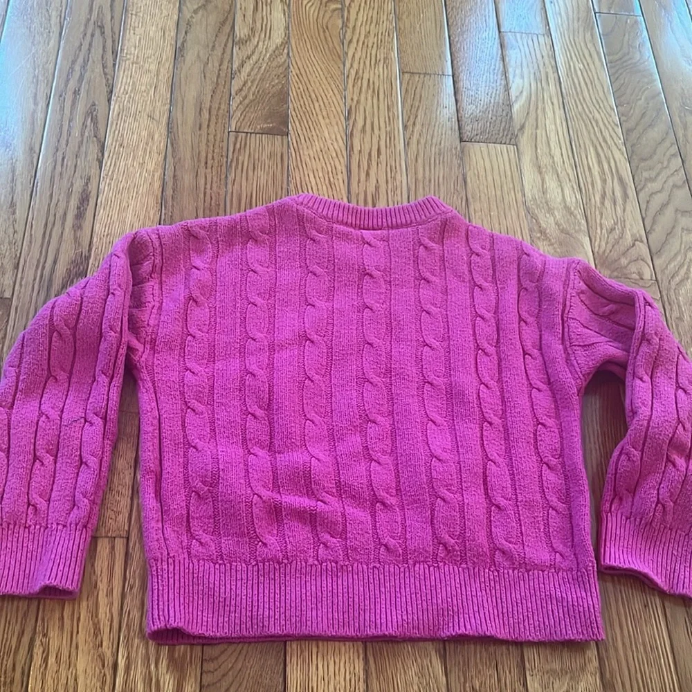 Baby Gap Pink Cable Knit Sweater 4 Toddler 4T Casual Cozy Fall Winter‎ Basic